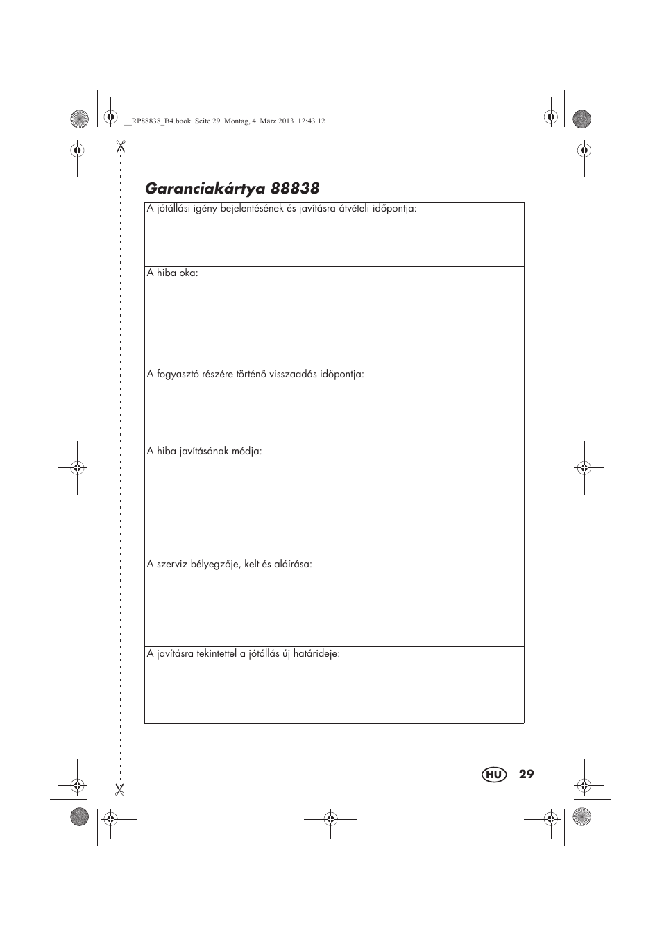 Silvercrest H-8666 User Manual | Page 31 / 66