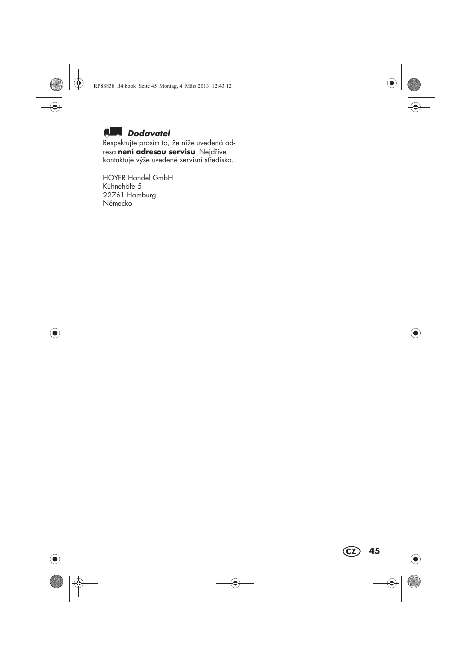 Silvercrest H-8666 User Manual | Page 47 / 66