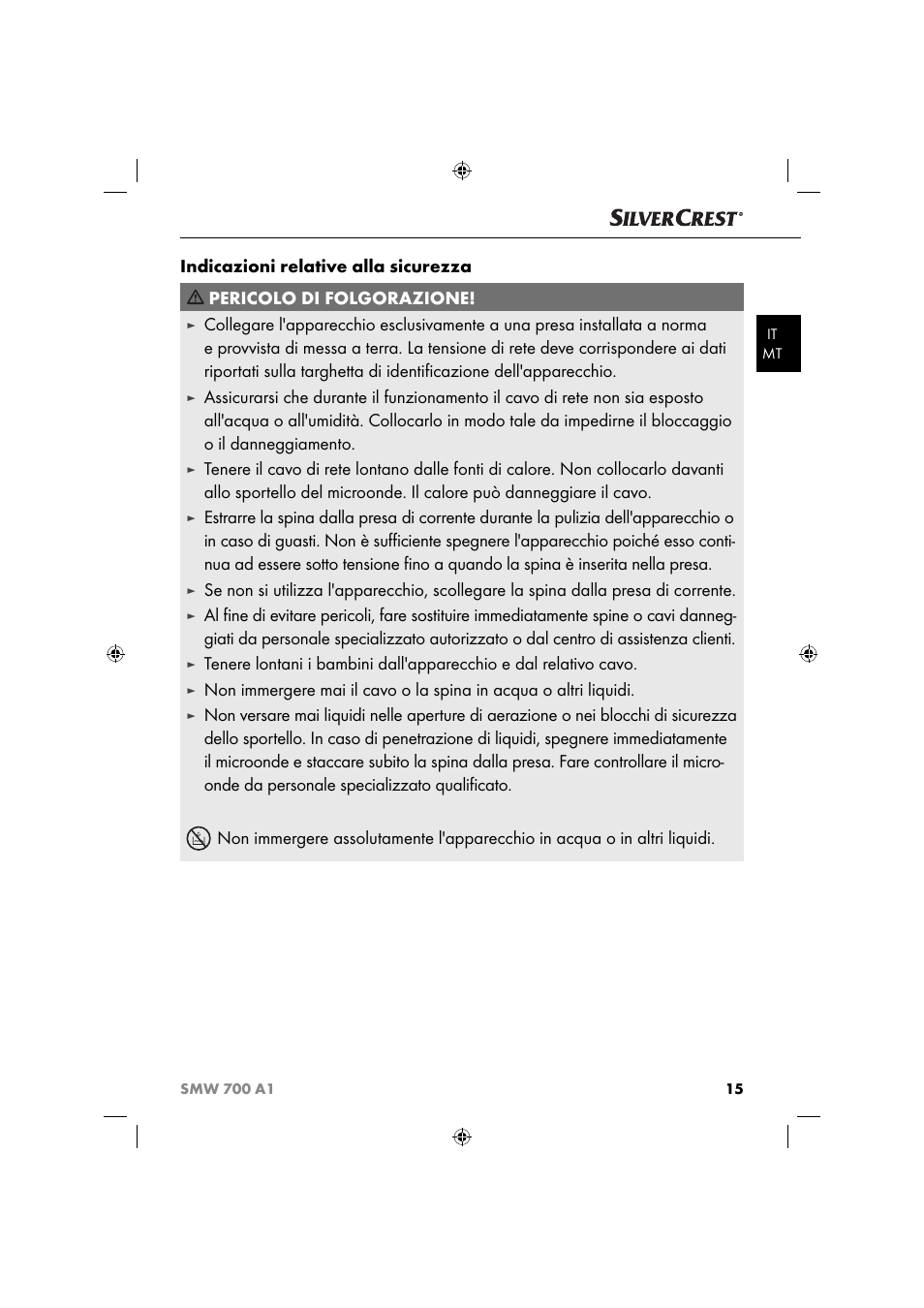 Silvercrest SMW 700 A1 User Manual | Page 18 / 52