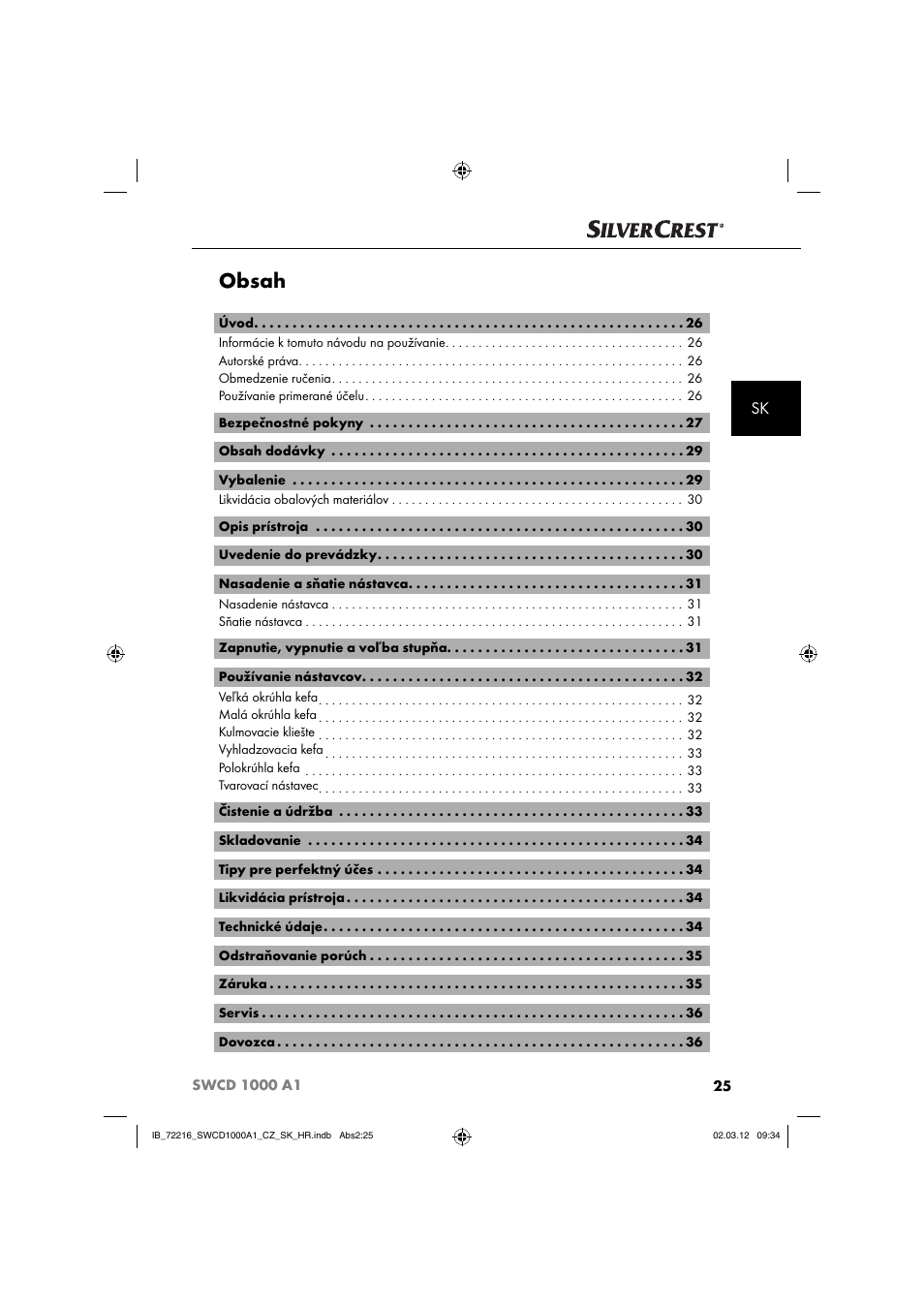 Silvercrest SWCD 1000 A1 User Manual | Page 27 / 62