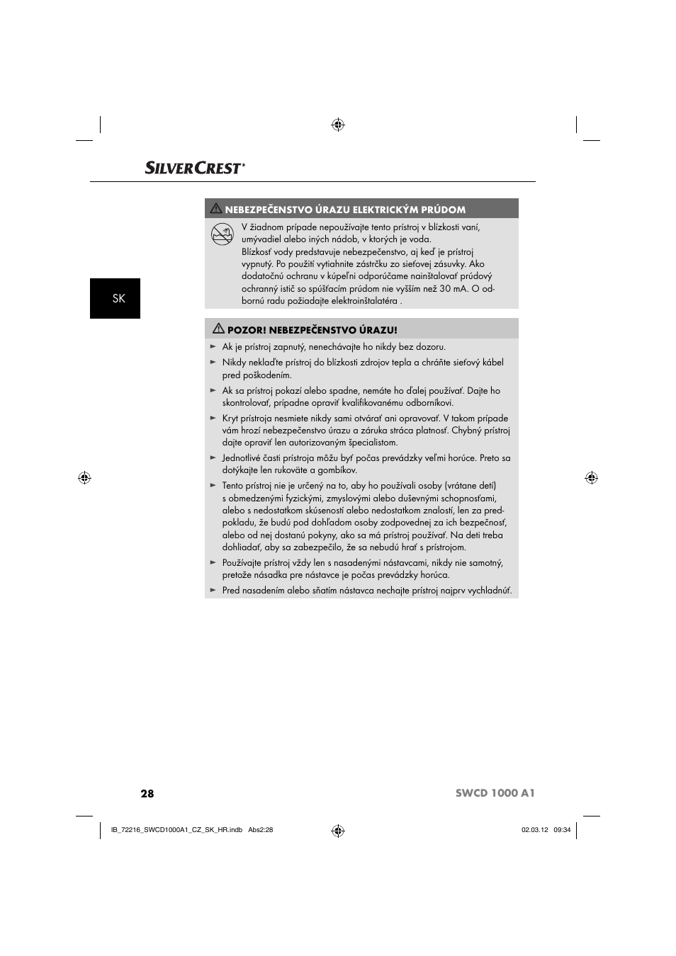 Silvercrest SWCD 1000 A1 User Manual | Page 30 / 62