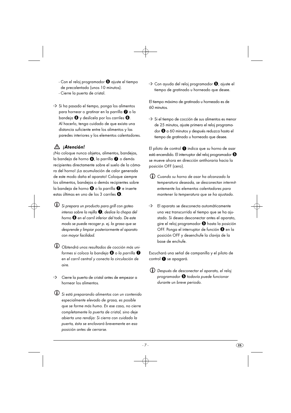 Atención | Silvercrest SGB 1380 B2 User Manual | Page 10 / 74