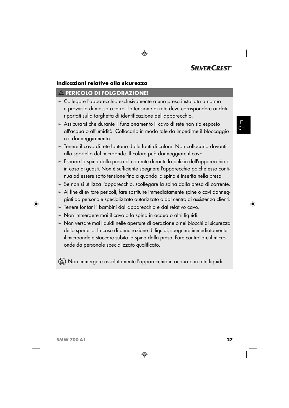 Silvercrest SMW 700 A1 User Manual | Page 30 / 52