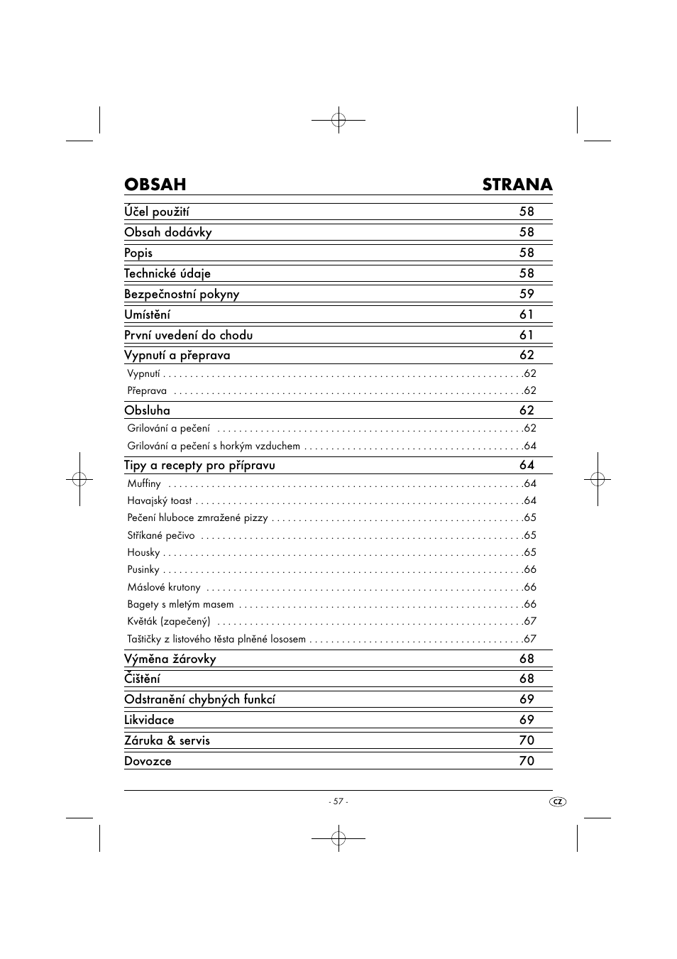 Silvercrest SGB 1380 B2 User Manual | Page 60 / 102