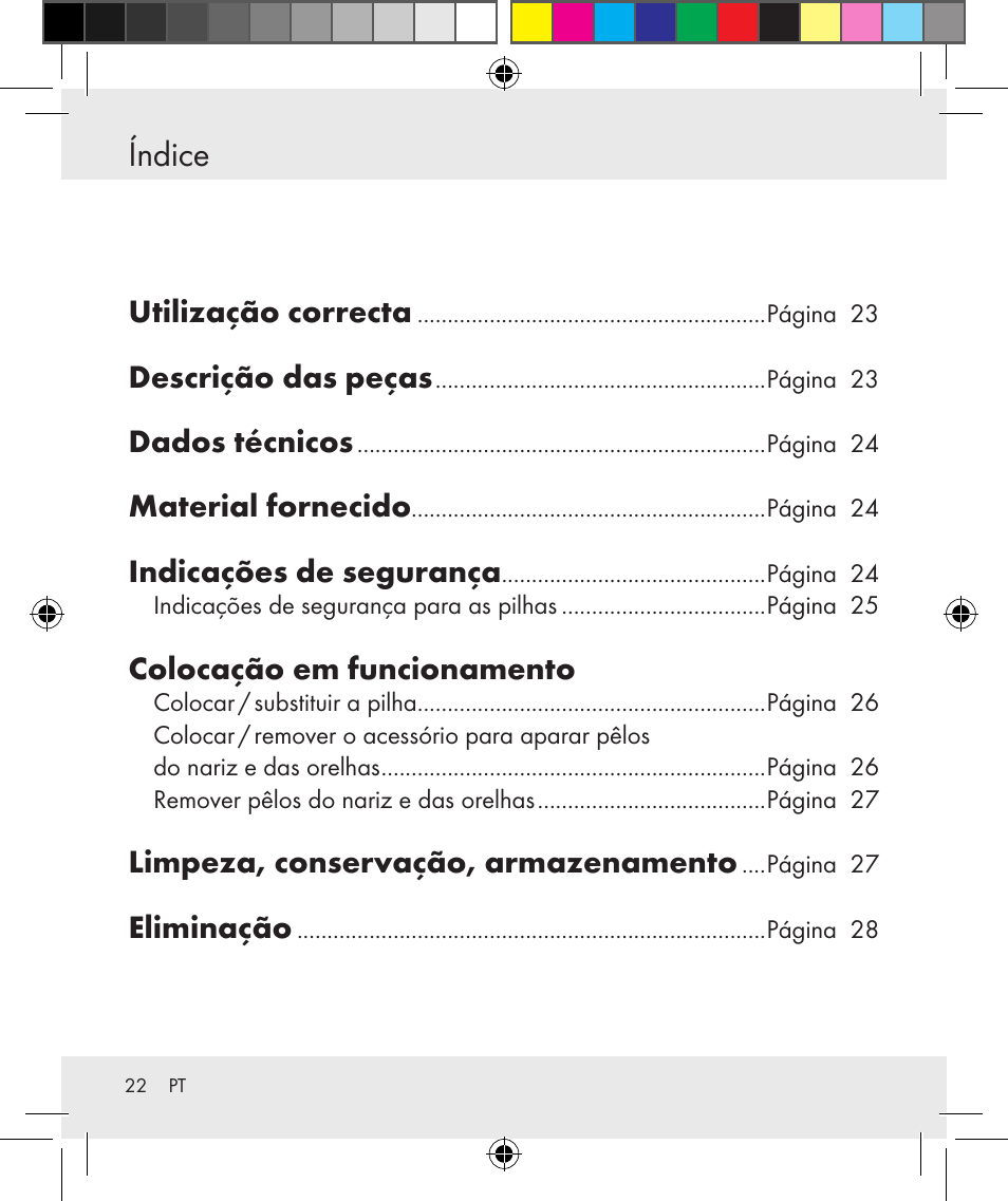 Índice | Silvercrest Z31131 User Manual | Page 22 / 46