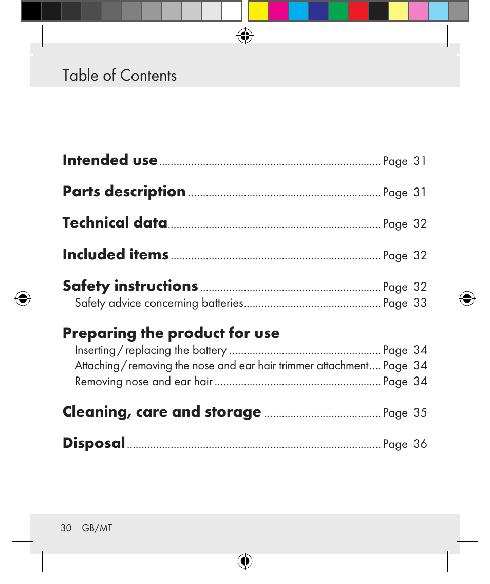 Silvercrest Z31131 User Manual | Page 30 / 46