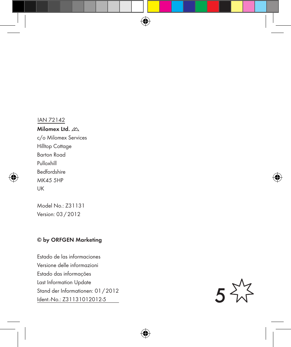 Silvercrest Z31131 User Manual | Page 46 / 46