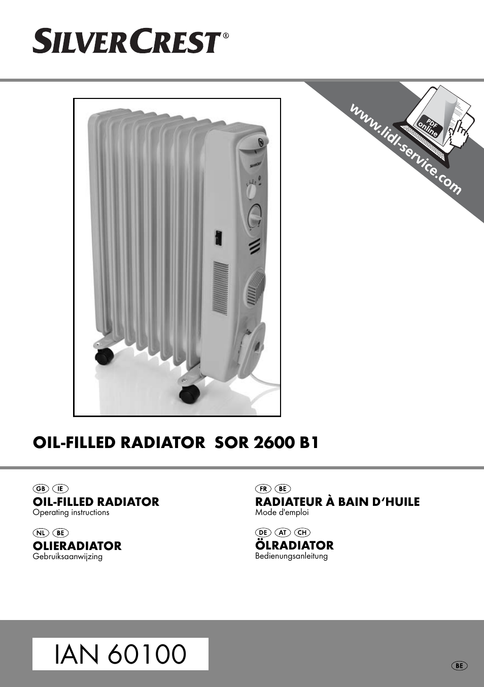 Silvercrest SOR 2600 B1 User Manual | 36 pages