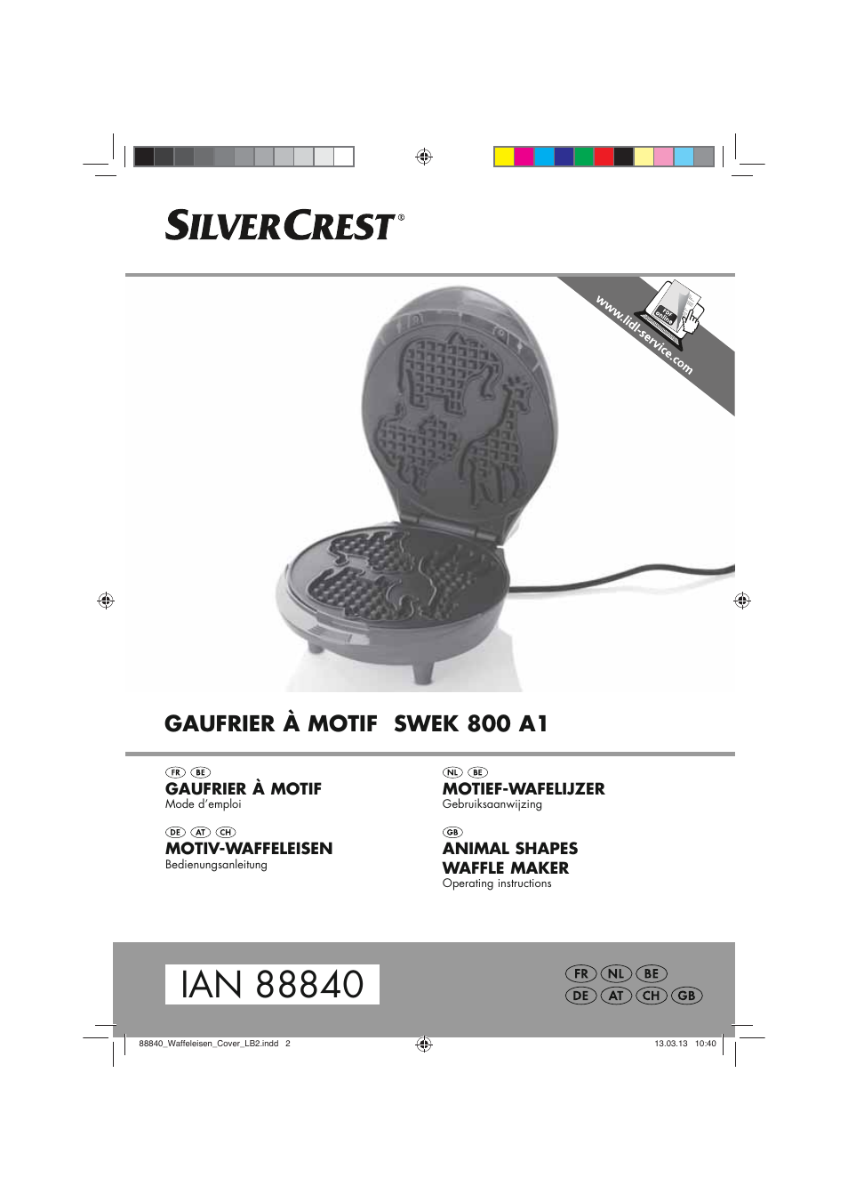 Silvercrest SWEK 800 A1 User Manual | 46 pages