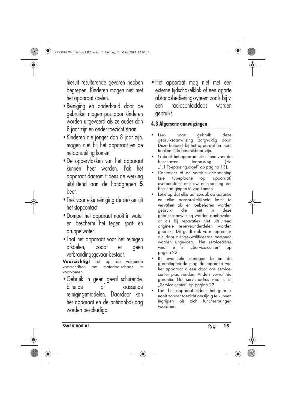 Silvercrest SWEK 800 A1 User Manual | Page 17 / 46