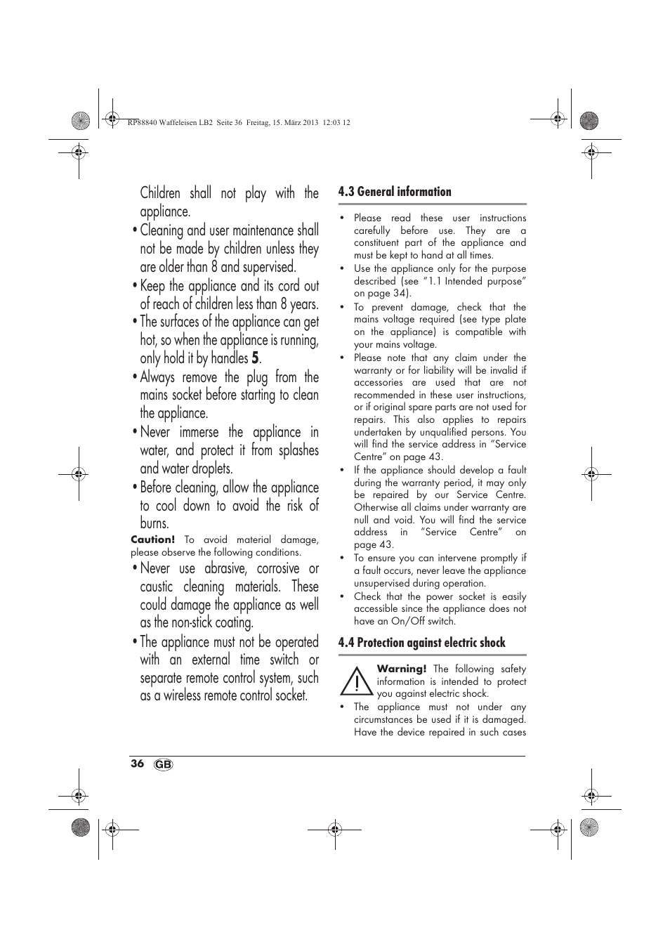 Silvercrest SWEK 800 A1 User Manual | Page 38 / 46