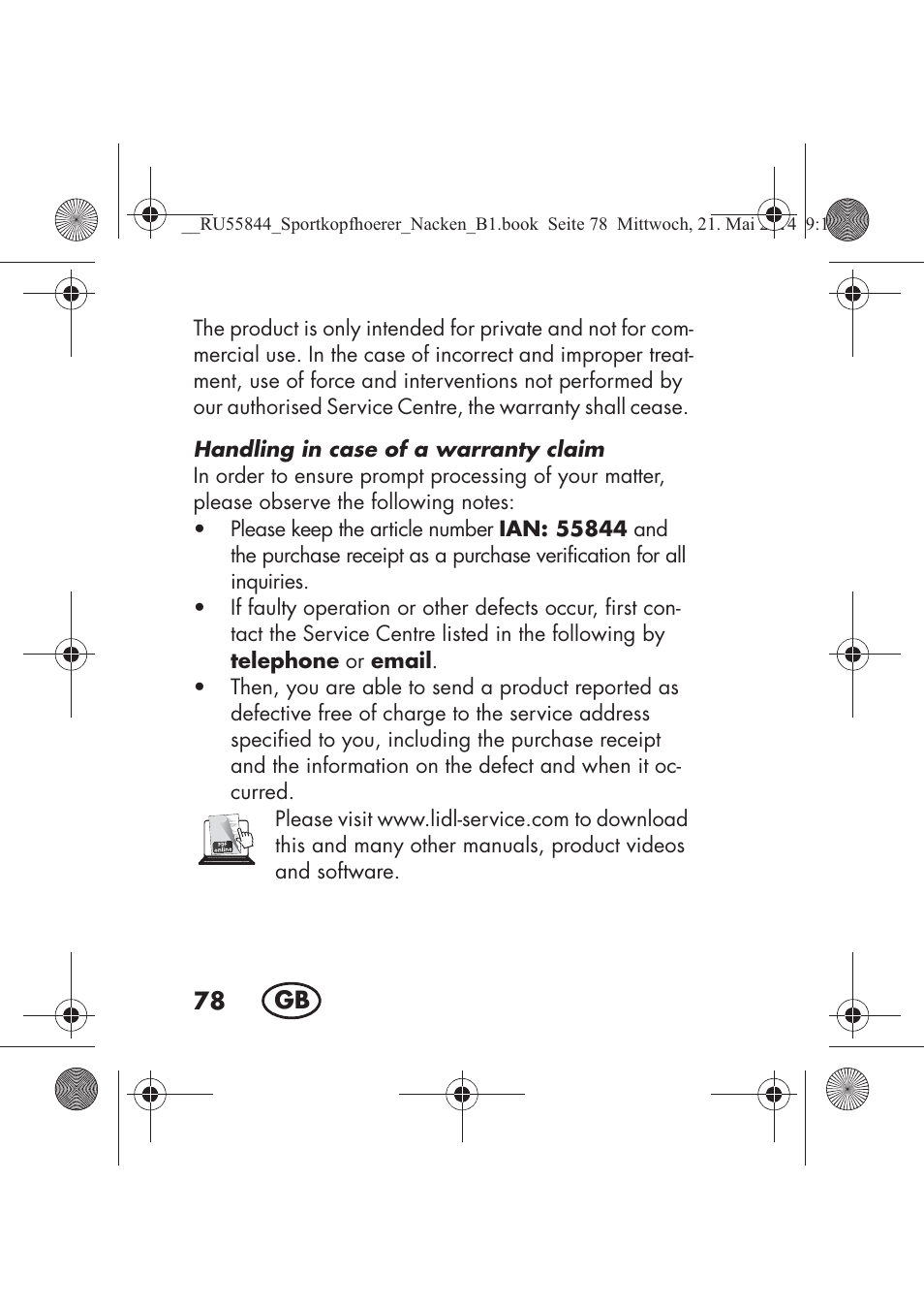 Silvercrest SSKN 32 A1 User Manual | Page 80 / 82