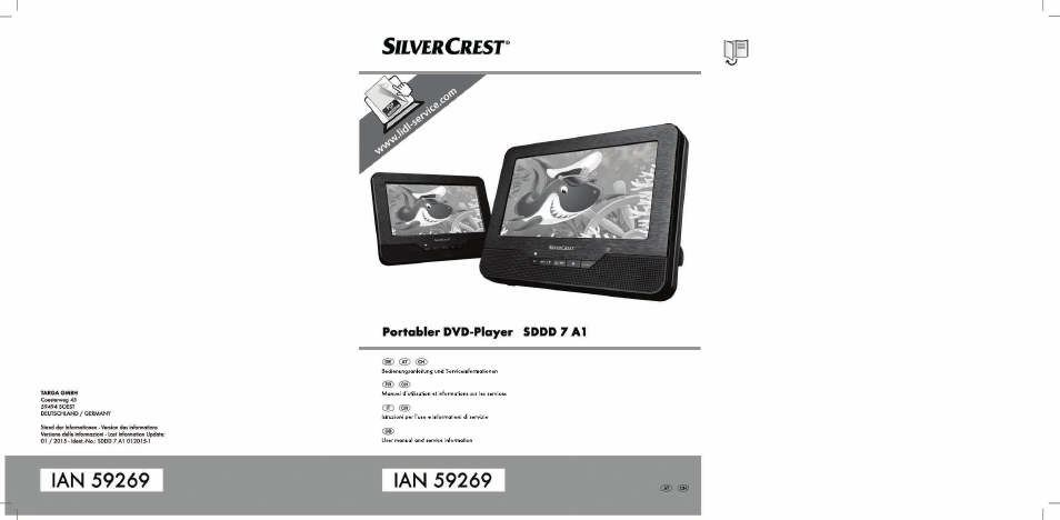 Silvercrest SDDD 7 A1 User Manual | 160 pages