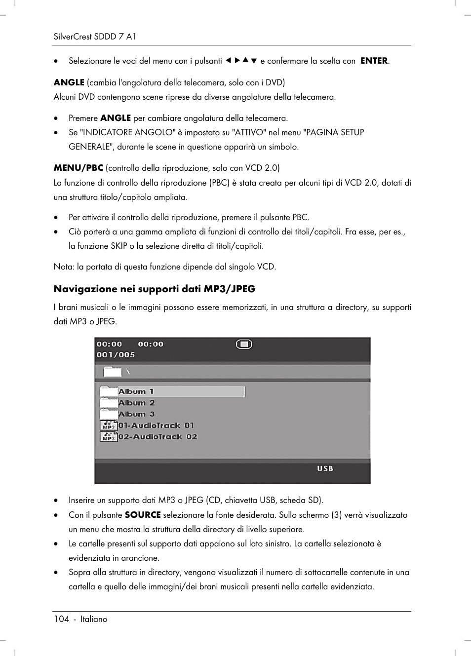 Silvercrest SDDD 7 A1 User Manual | Page 106 / 160