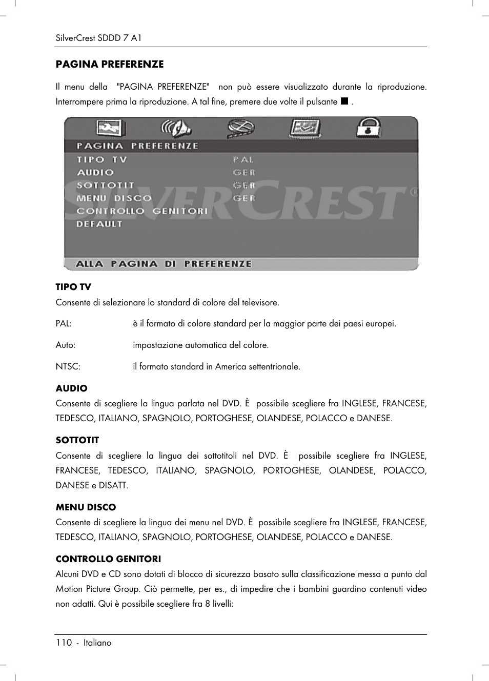 Silvercrest SDDD 7 A1 User Manual | Page 112 / 160