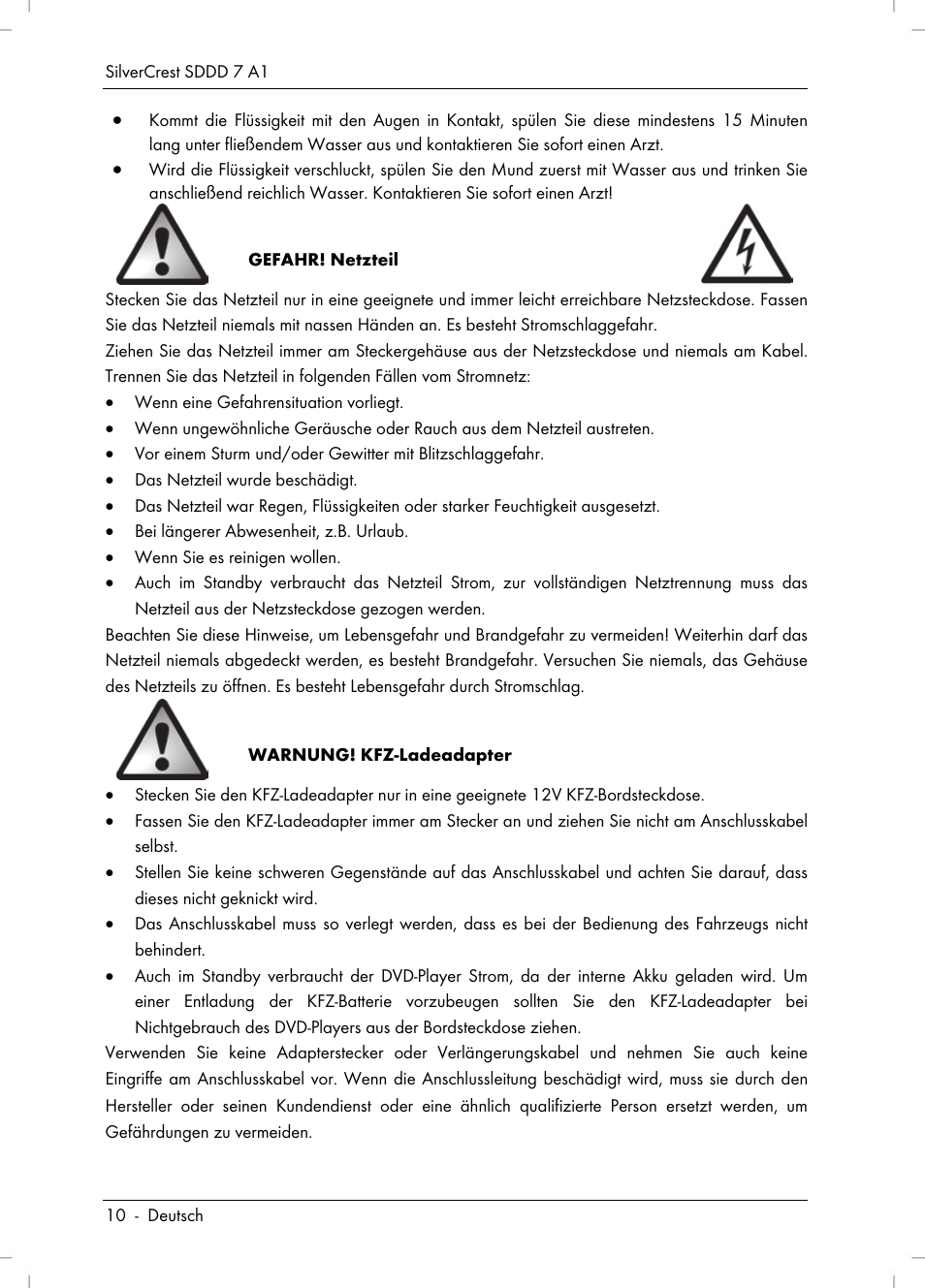 Silvercrest SDDD 7 A1 User Manual | Page 12 / 160