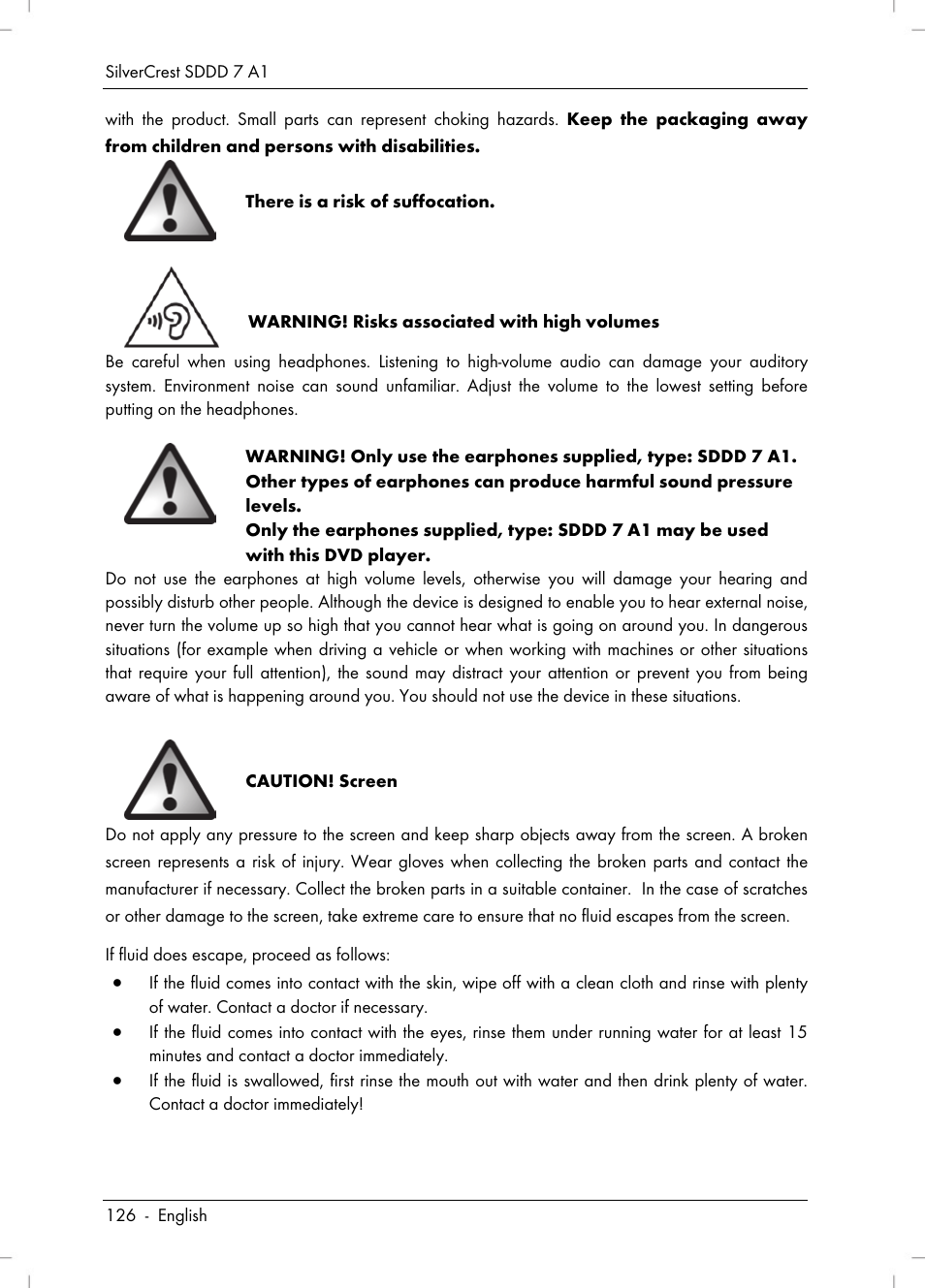 Silvercrest SDDD 7 A1 User Manual | Page 128 / 160