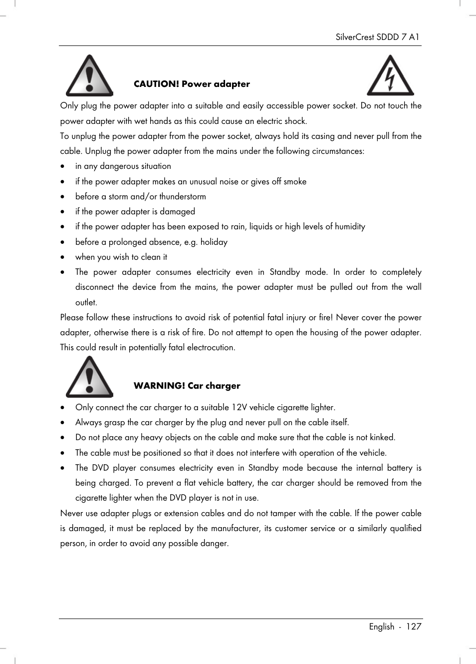 Silvercrest SDDD 7 A1 User Manual | Page 129 / 160