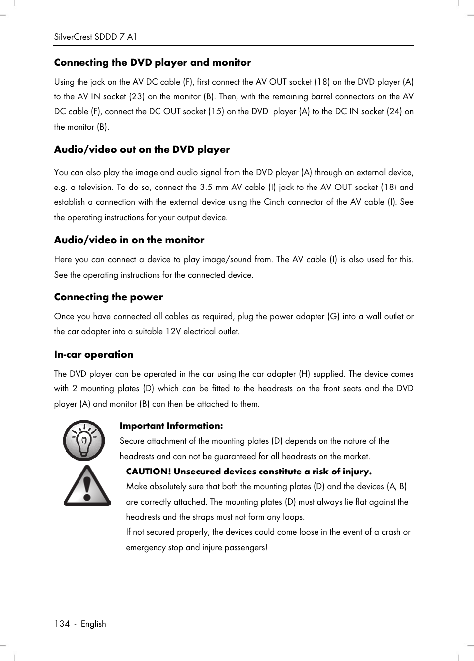 Silvercrest SDDD 7 A1 User Manual | Page 136 / 160
