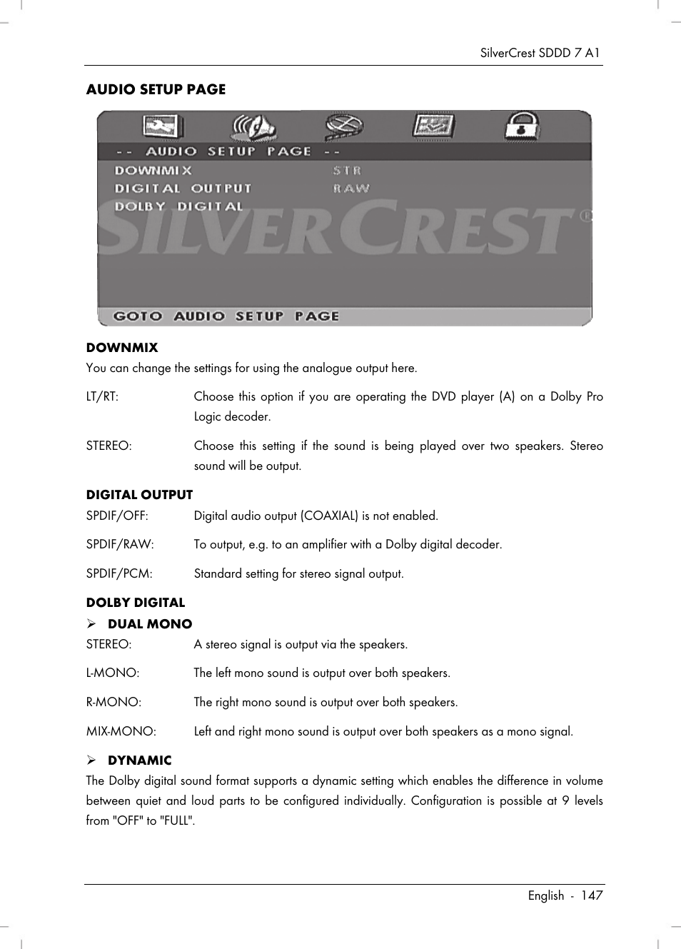 Silvercrest SDDD 7 A1 User Manual | Page 149 / 160