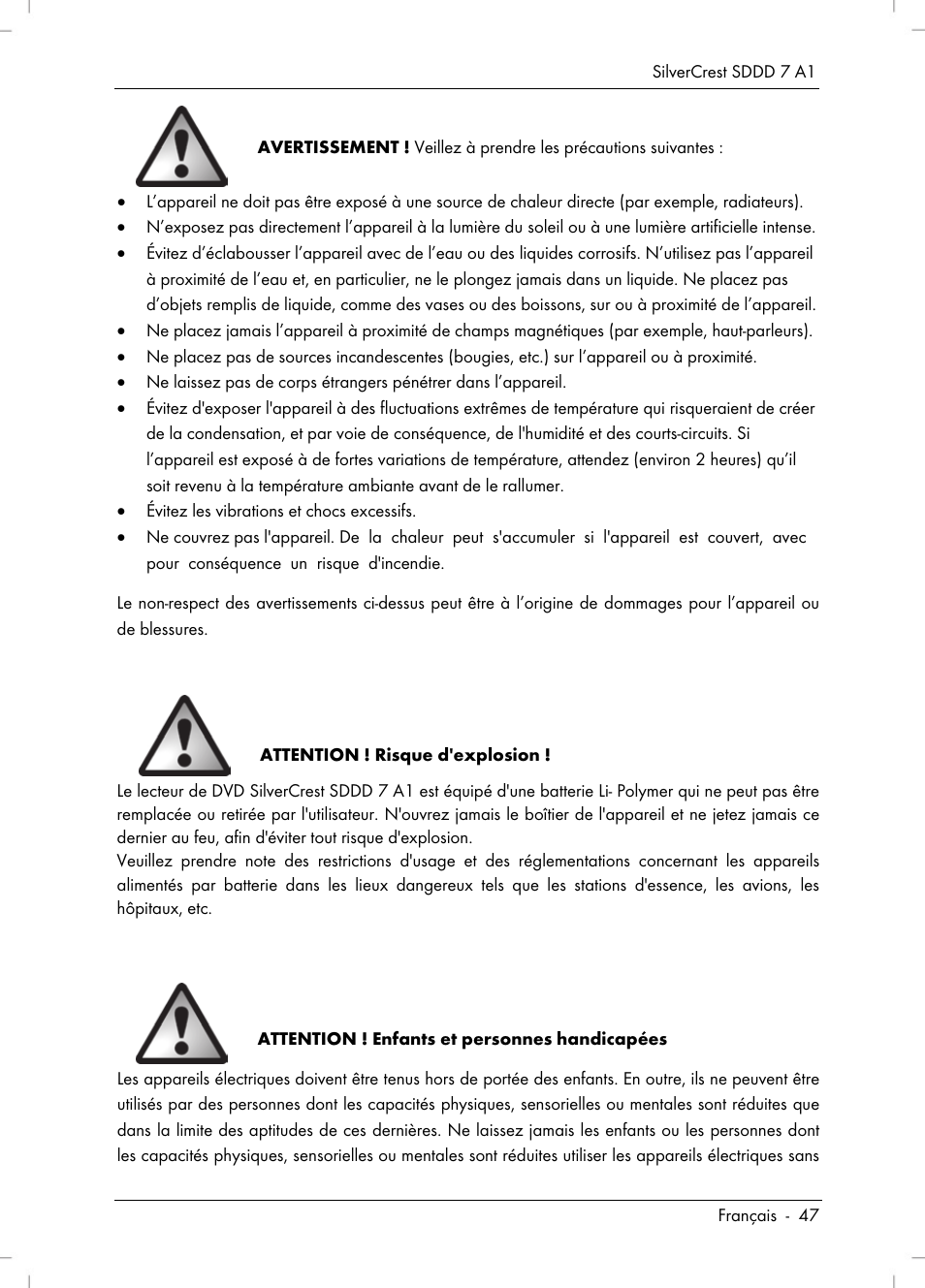 Silvercrest SDDD 7 A1 User Manual | Page 49 / 160