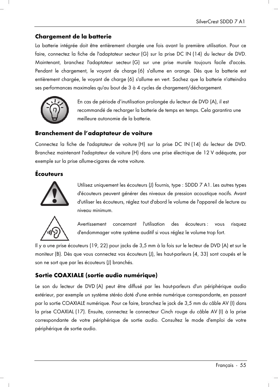 Silvercrest SDDD 7 A1 User Manual | Page 57 / 160