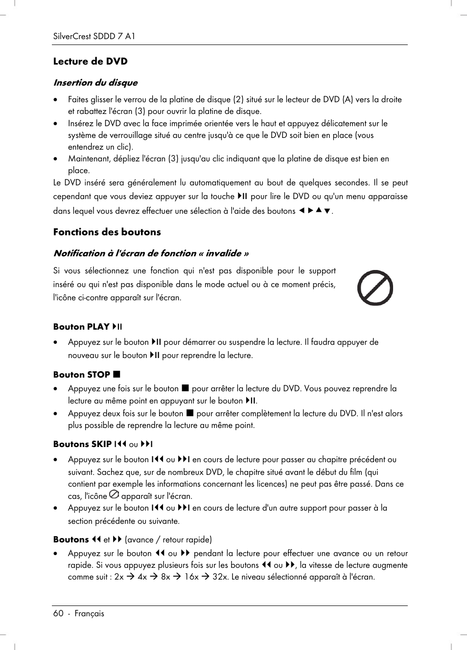 Silvercrest SDDD 7 A1 User Manual | Page 62 / 160