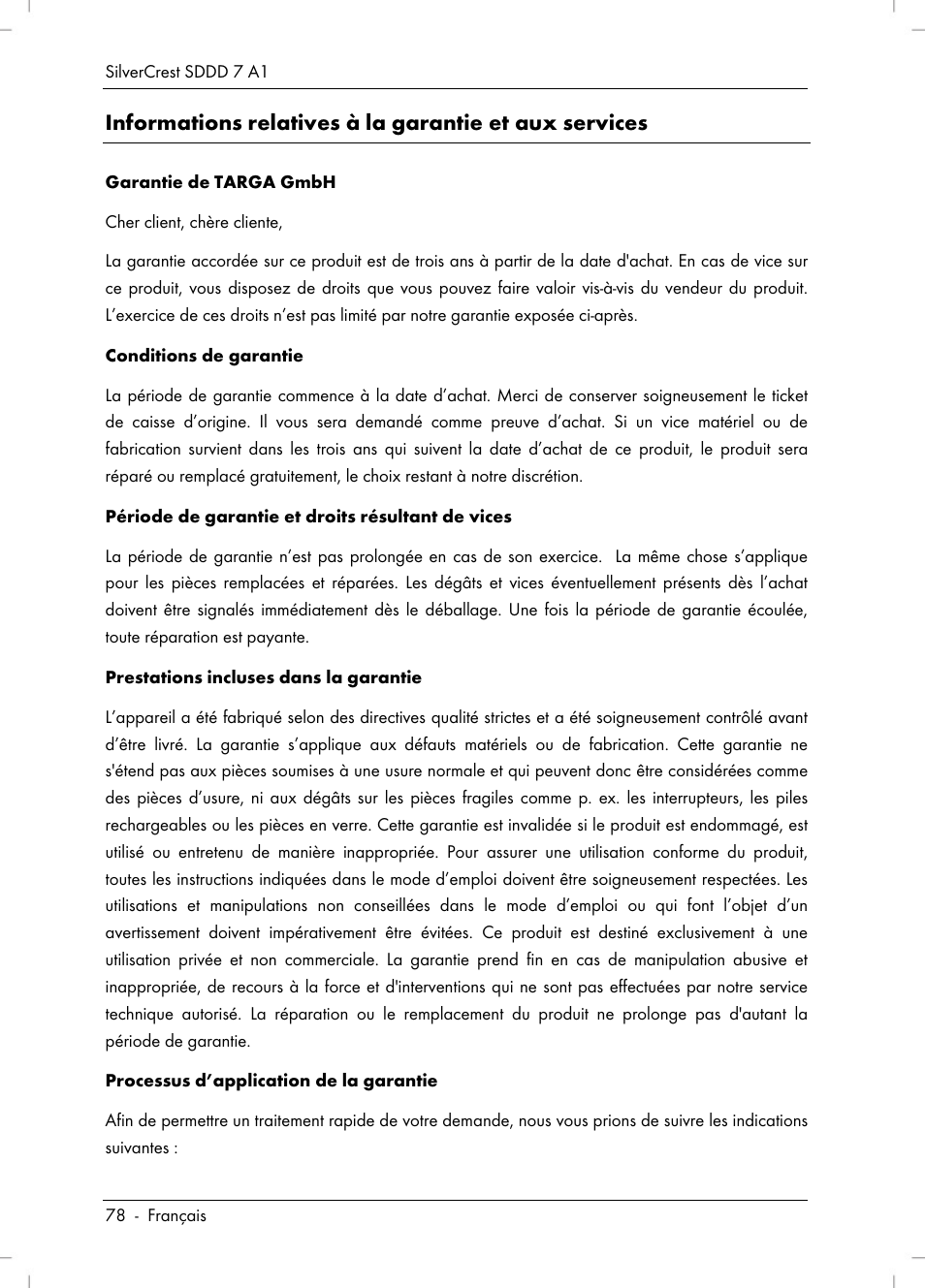Silvercrest SDDD 7 A1 User Manual | Page 80 / 160