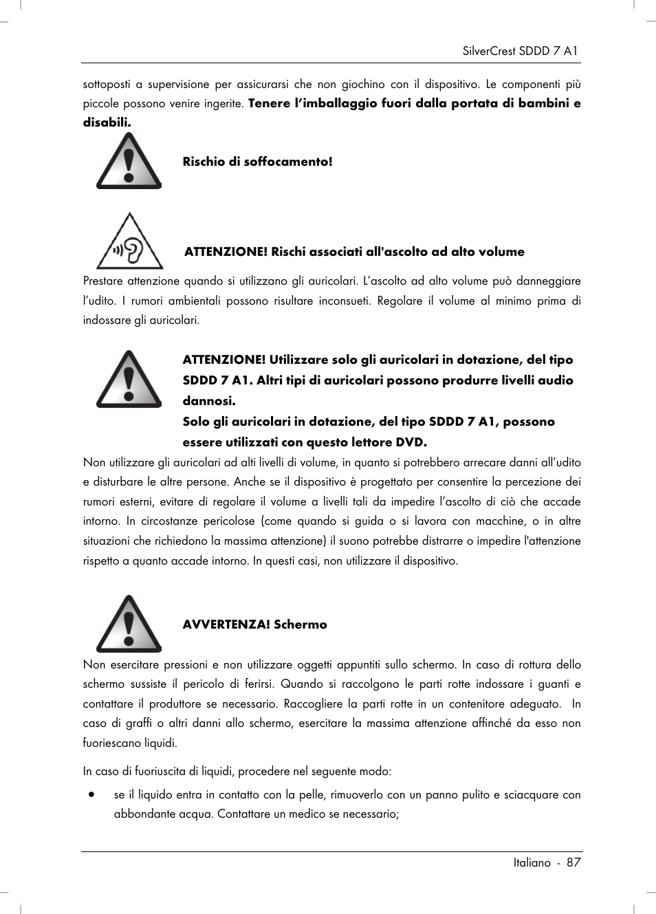 Silvercrest SDDD 7 A1 User Manual | Page 89 / 160