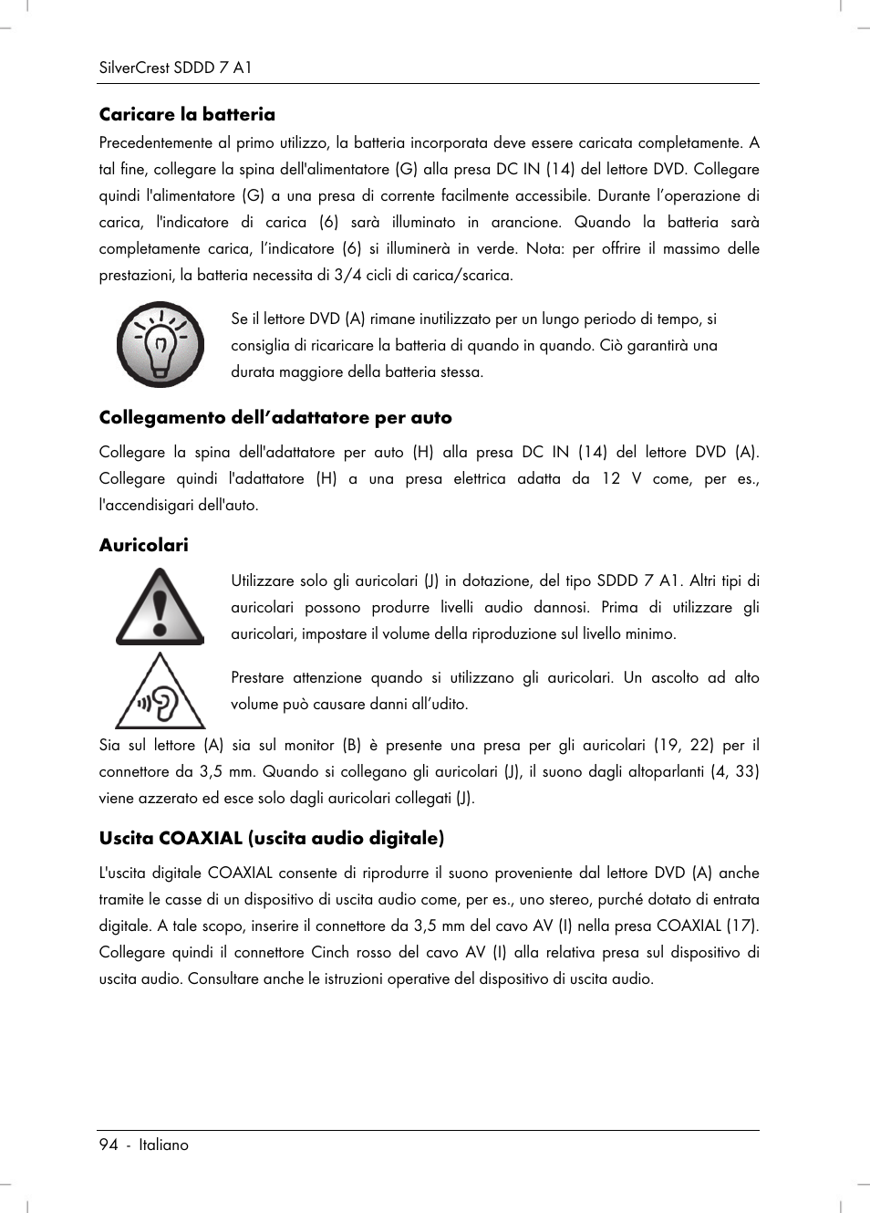 Silvercrest SDDD 7 A1 User Manual | Page 96 / 160