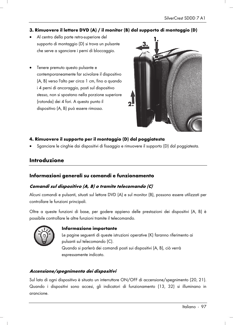 Introduzione | Silvercrest SDDD 7 A1 User Manual | Page 99 / 160