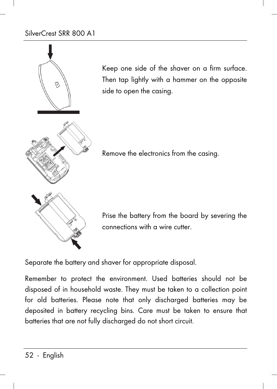Silvercrest SRR 800 A1 User Manual | Page 54 / 76