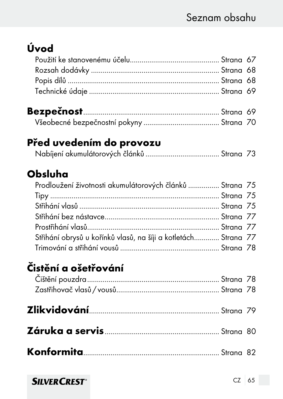 Silvercrest SHBS 1000 A1 User Manual | Page 65 / 125