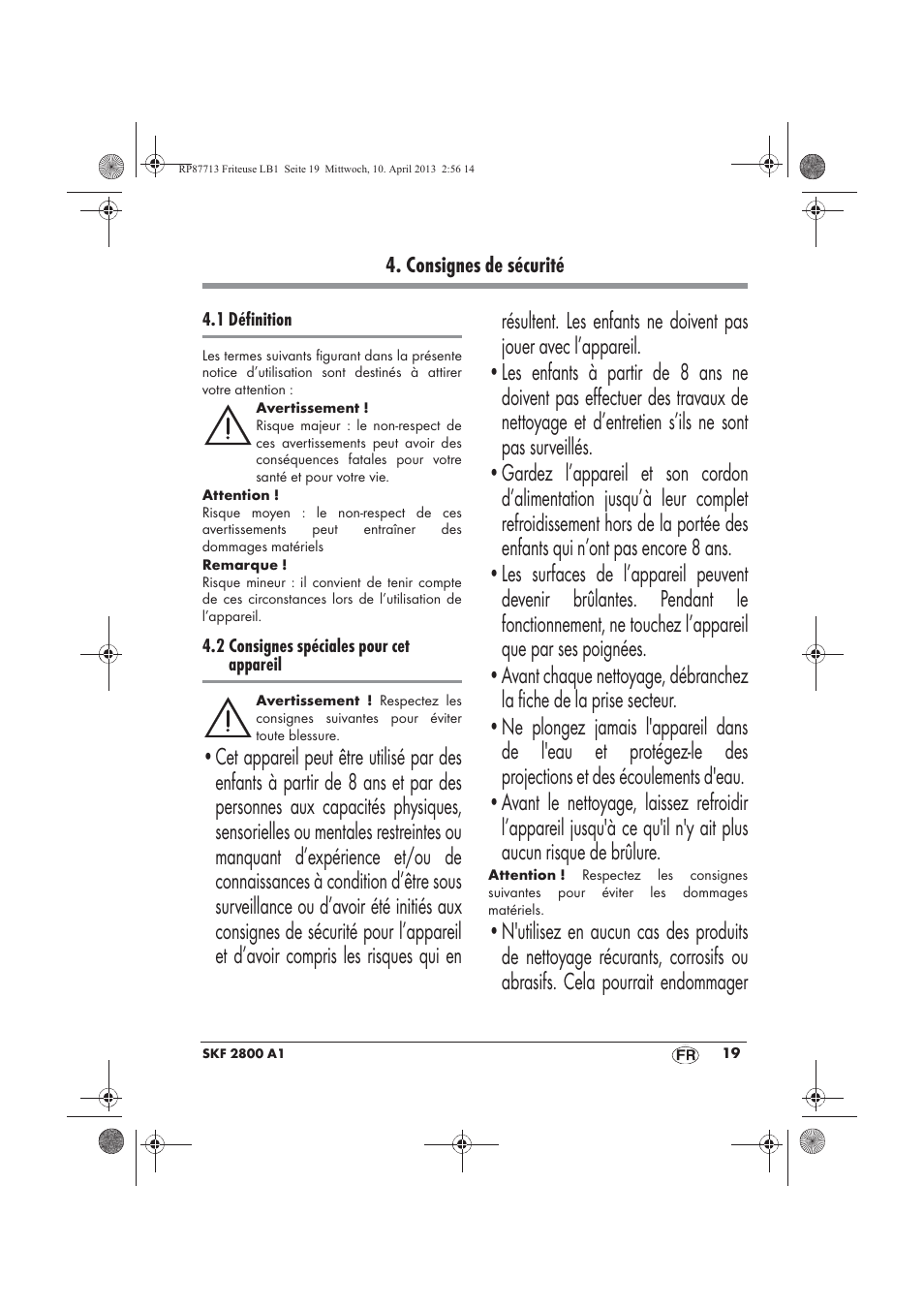 Silvercrest SKF 2800 A1 User Manual | Page 21 / 78