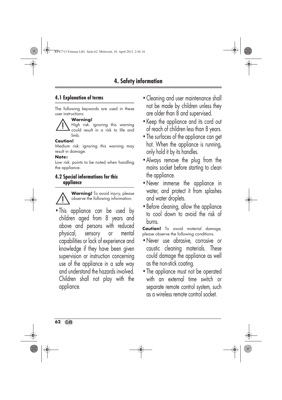 Silvercrest SKF 2800 A1 User Manual | Page 64 / 78