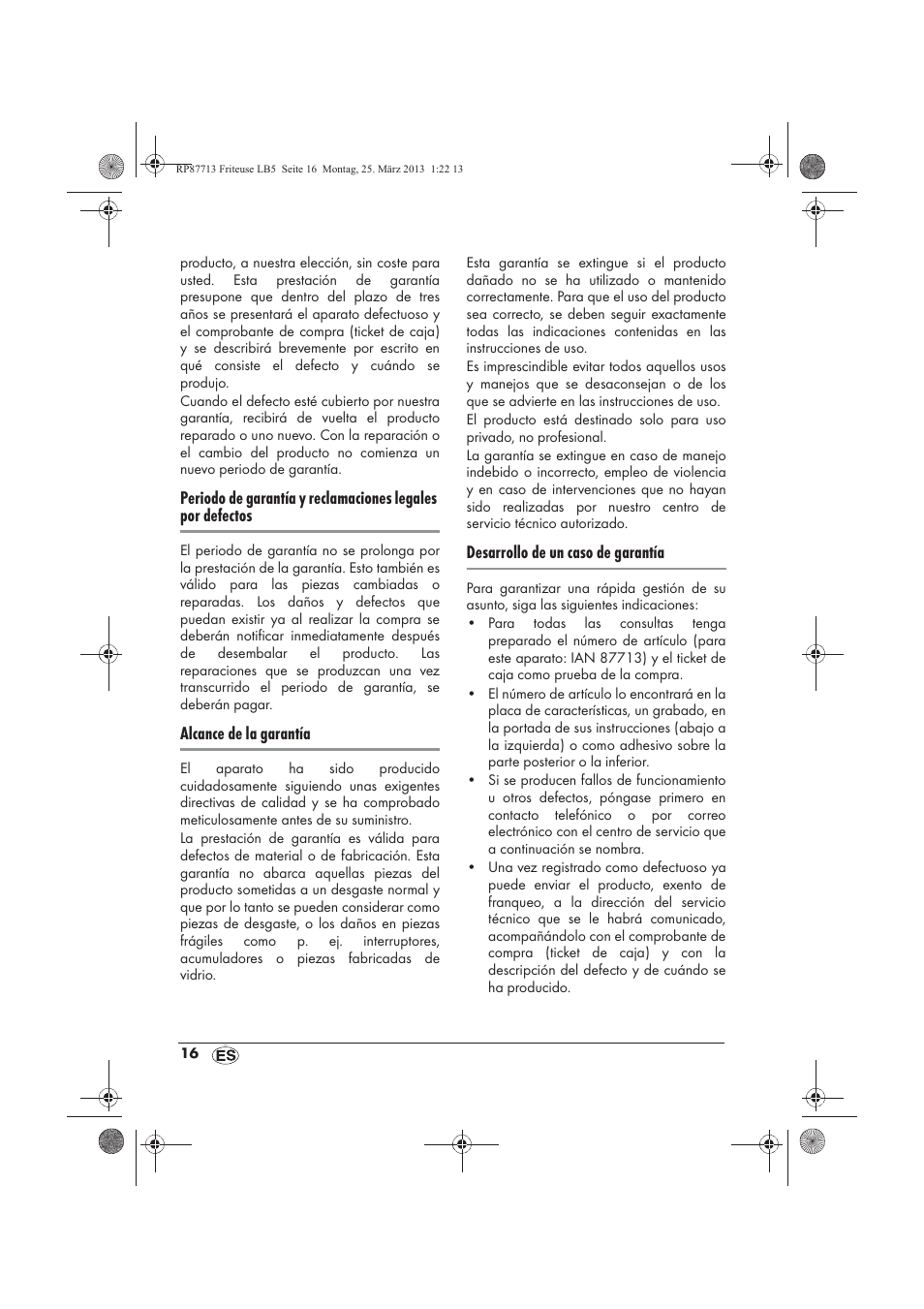 Silvercrest SKF 2800 A1 User Manual | Page 18 / 78