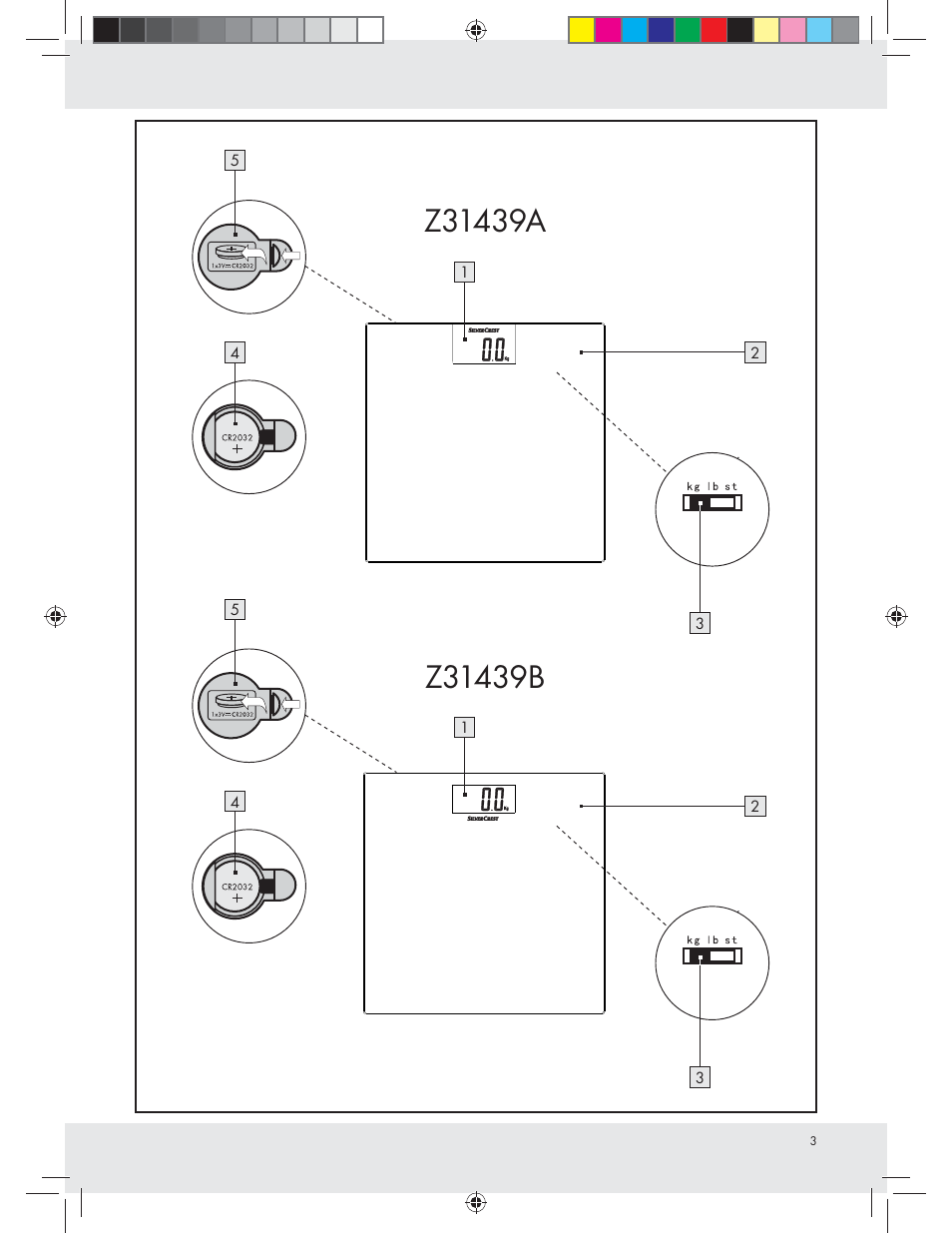 Silvercrest Z31439A Z31439B User Manual | Page 3 / 24