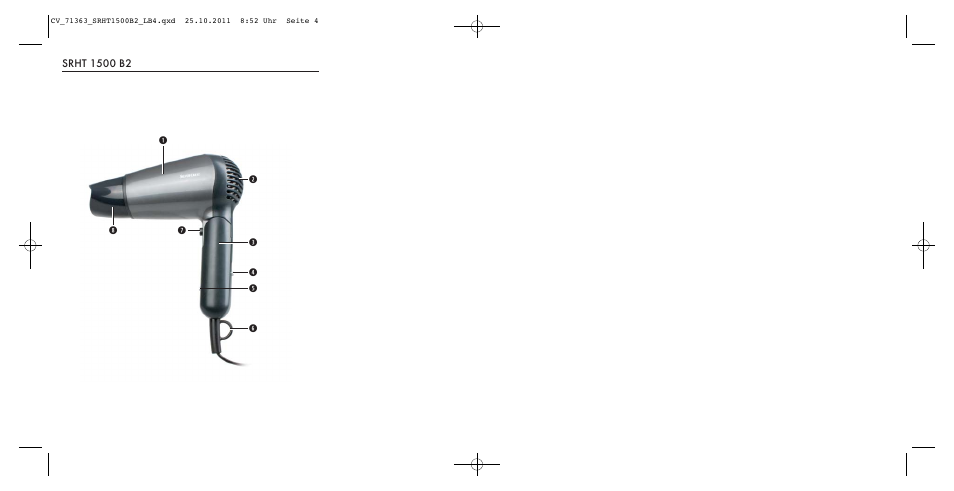 Silvercrest SRHT 1500 B2 User Manual | Page 2 / 86