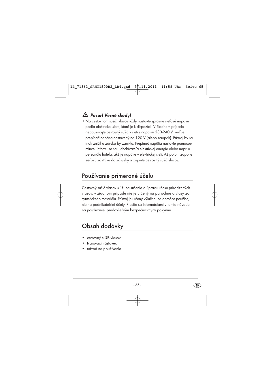 Silvercrest SRHT 1500 B2 User Manual | Page 67 / 86