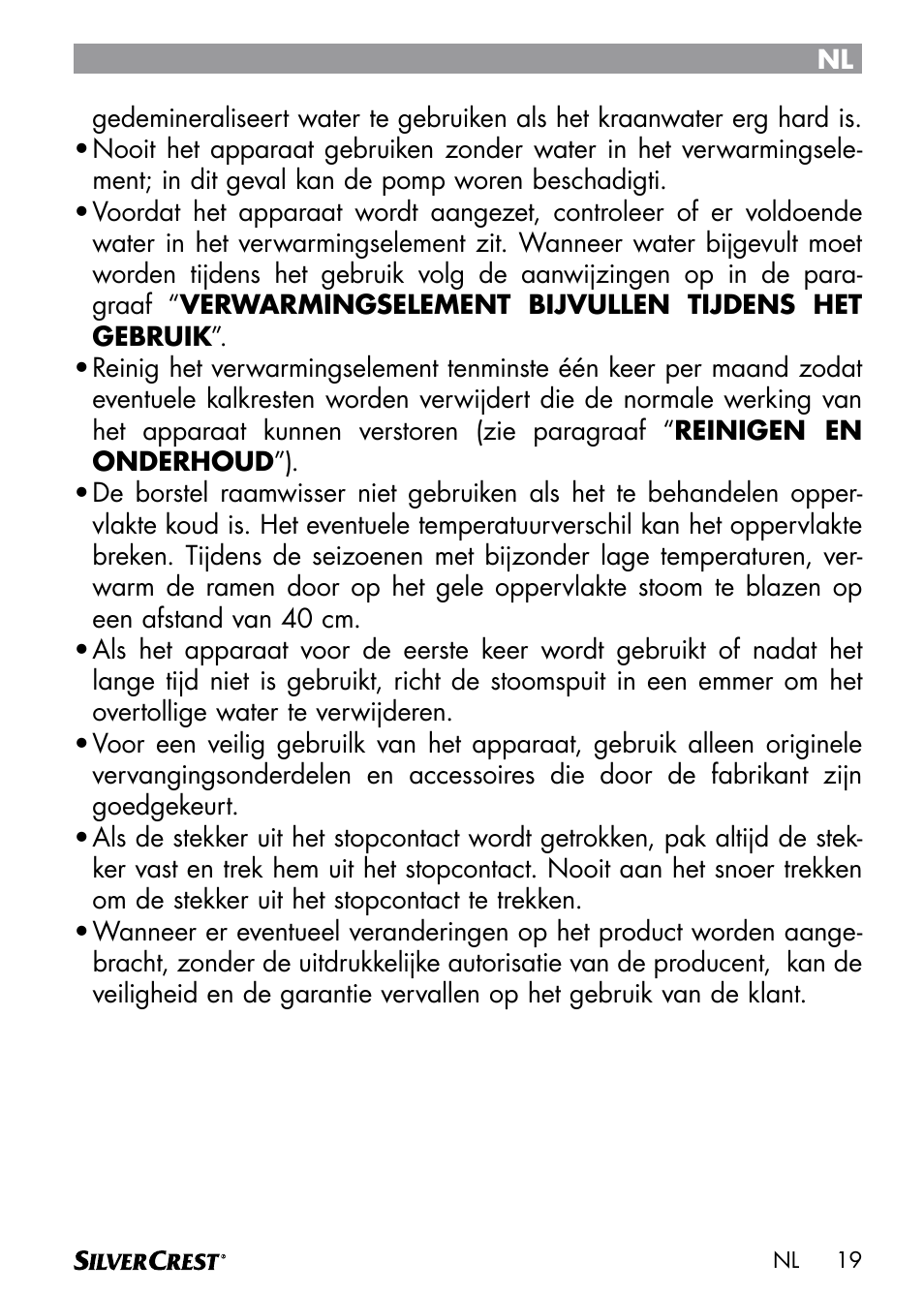Silvercrest DAMPRENSER User Manual | Page 21 / 64