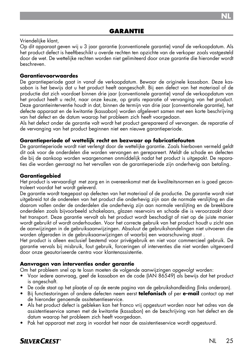 Silvercrest DAMPRENSER User Manual | Page 27 / 64