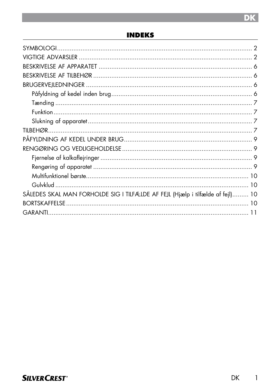 Silvercrest DAMPRENSER User Manual | Page 3 / 74