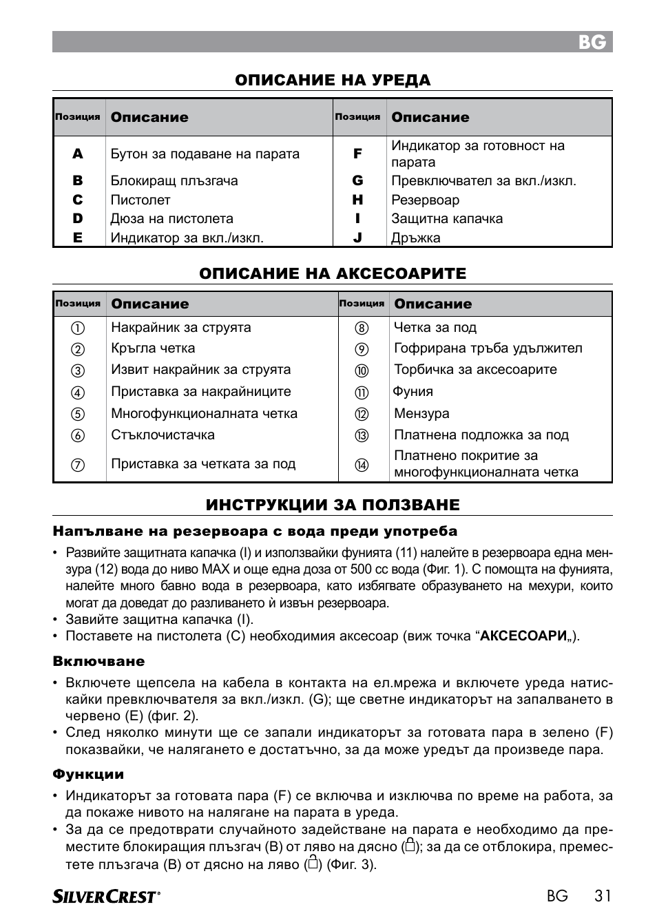 Silvercrest DAMPRENSER User Manual | Page 33 / 74