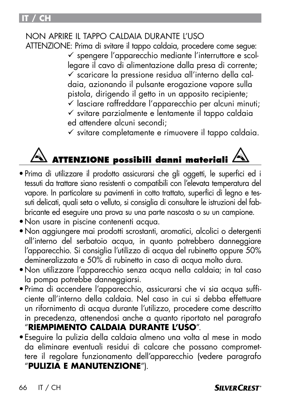 Silvercrest DAMPRENSER User Manual | Page 68 / 74