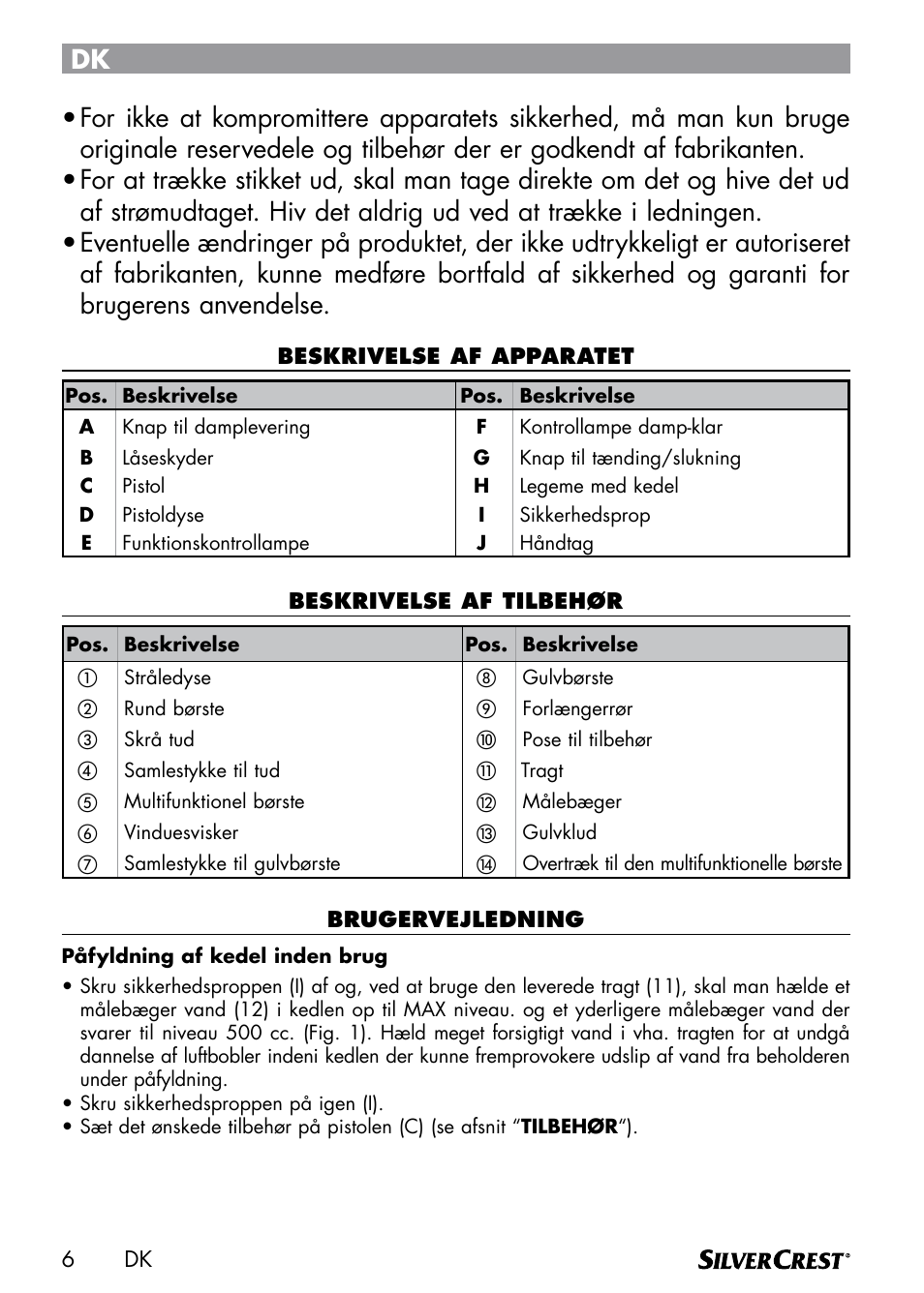 Silvercrest DAMPRENSER User Manual | Page 8 / 74