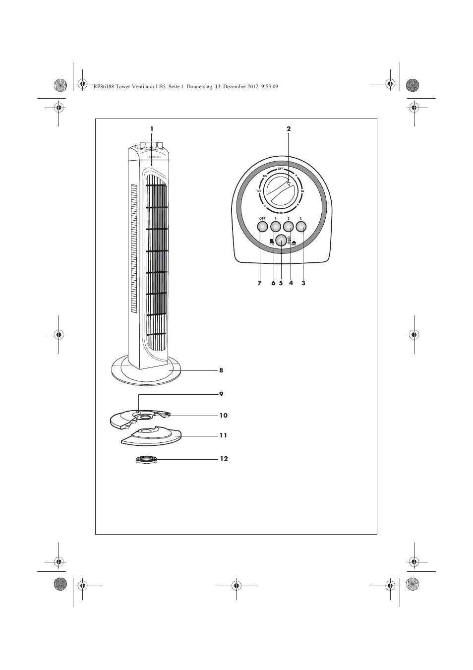 Silvercrest STV 45 B1 User Manual | Page 3 / 46