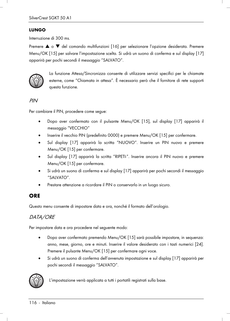 Data/ore | Silvercrest SGKT 50 A1 User Manual | Page 118 / 224