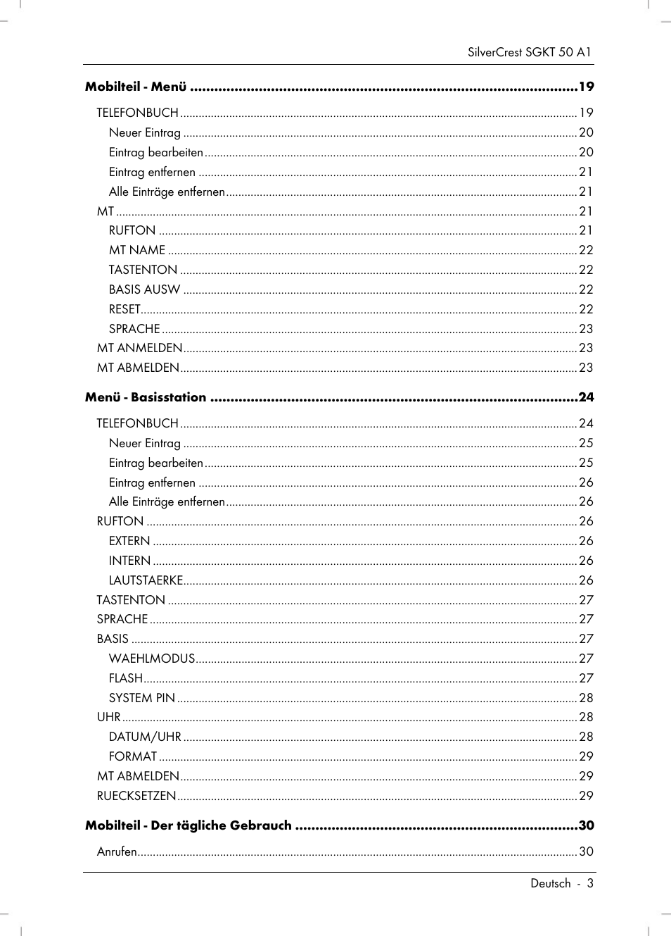 Silvercrest SGKT 50 A1 User Manual | Page 5 / 224