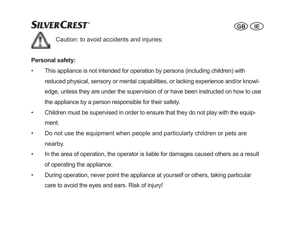 Silvercrest SGP 12 A1 User Manual | Page 3 / 36