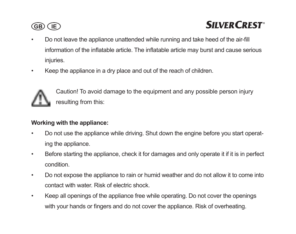 Silvercrest SGP 12 A1 User Manual | Page 4 / 36